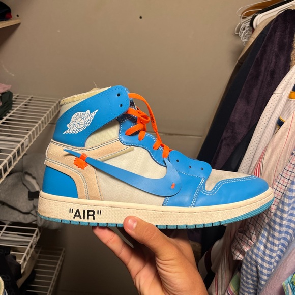 Nike off white jordan 1s unc blue - Picture 2 of 9